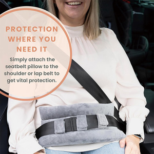 Almohada para Cinturón de Seguridad de Auto Moyoama, Gris, Protección Postoperatoria para Adultos - Product Image 4