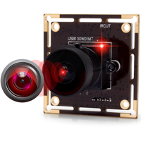 ELP 1.3mp 960P HD USB kamera modülü düşük aydınlatma geniş açı balıkgözü kamera ücretsiz sürücü ahududu pi Lightburn kamera