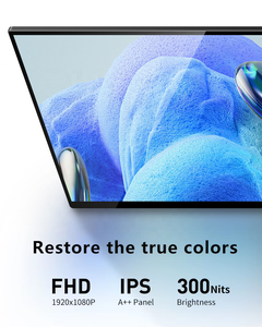 Nouvel écran <span class=keywords><strong>portable</strong></span> 15,6 pouces 2026 USB-C 4K IPS tout-en-un avec support en alliage d'aluminium, batterie intégrée 13500 mAh, <span class=keywords><strong>deux</strong></span> haut-parleurs et écran tactile - Product Image 4