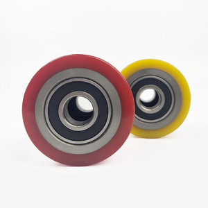 80x70mm 180x50mm Oem Service Personnalisé <span class=keywords><strong>Transpalette</strong></span> Rouleaux <span class=keywords><strong>Roue</strong></span> <span class=keywords><strong>Transpalette</strong></span> Cric Avant <span class=keywords><strong>Transpalette</strong></span> <span class=keywords><strong>Roue</strong></span> Tout-Terrain - Product Image 3
