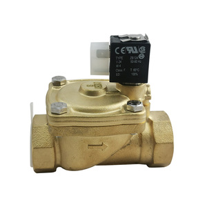Vanne solénoïde de 1/2 pouce pour le contrôle des compresseurs d'air, fonctionnement à température normale - Product Image 1