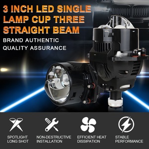 Proyector Láser LED K202 de Tres Puntos con Lente de 3 Pulgadas, Faro Delantero LED para Conducción, Luces Antiniebla Impermeables IP68, 12V 70W 10000lm 6000K para Automóviles - Product Image 5