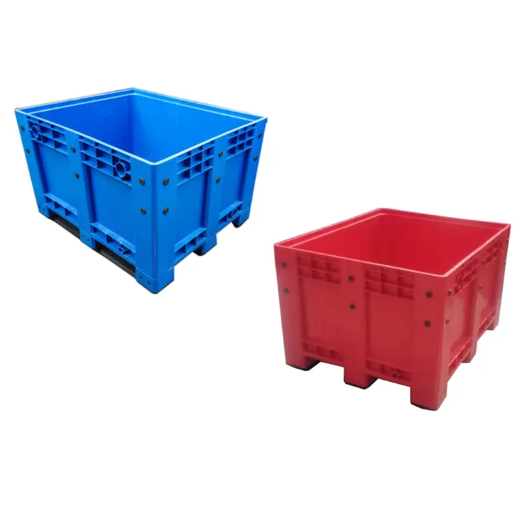 Hochleistungs-Stapel kiste mit großer Kapazität Bulk Agriculture Vegetable Plastic Pallet Box Lagerplätze 1200*1000mm