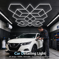 Lampe LED personnalisable pour le detailing automobile, 6500K, à intensité variable, pour garage, atelier, salle d'exposition automobile, décoration