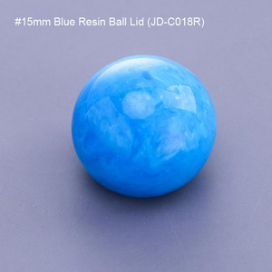 Ventes en gros de bouchons et de fermetures en résine colorée en forme de boule, bouchons en <span class=keywords><strong>plastique</strong></span> pour flacons de parfum FEA 15MM - Product Image 4