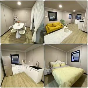 Maison de luxe en conteneur extensible de 40 pieds, 3 chambres, 2 salles de bain, imperméable, antichoc, résistante au vent, design moderne, bureau, villa - Product Image 4
