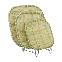 Vaisselle en mélamine à motif bambou en gros, ensembles de vaisselle en mélamine personnalisés avec des assiettes élégantes