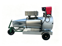 Ventilateur agricole télécommandé anti-gel pour la protection contre le froid des vergers de framboises, unité de circulation du vent pour grands sites d'orchards