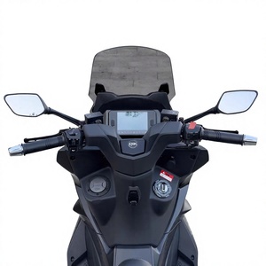 Parabrisas delantero modificado para SYM Cruisym 150 TMAX, kit de parabrisas especialmente elevado, espejos retrovisores delanteros - Product Image 2