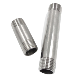 Oem לחץ גבוה 304 316l נירוסטה צינור פלדה אביזרים סניטריים חבית כפול ניפל קופסא - Product Image 2