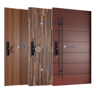 Anlike Fournisseur résidentiel italien Serrure extérieure européenne intelligente <span class=keywords><strong>Porte</strong></span> pivotante en bois <span class=keywords><strong>blindée</strong></span> pour la maison - Product Image 1