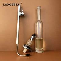 Ensemble de distributeurs de parfum en verre mural personnalisé de 375 ml, 500 ml, 750 ml avec échelle et support – Vente en gros