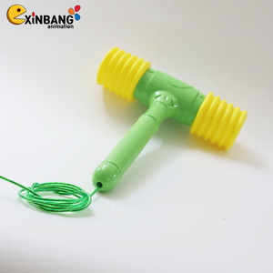 Martello Giocattolo in Plastica Verde-Giallo Shuangqu, Parti Speciali per Gioco Arcade Touch Screen <span class=keywords><strong>Mr.</strong></span> <span class=keywords><strong>Wolf</strong></span>/Mice/Bee/Frog per Bambini dai 3 Anni in su, Spina UK - Product Image 1