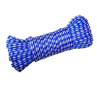 Cordage tressé en polyéthylène, fil utilitaire tressé, cordons décoratifs, cordage creux en PE pour yacht, wakeboard et ski nautique