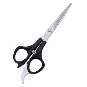 Ciseaux de coiffure plats en acier inoxydable 100 mm pour effiler les franges et tailler les cheveux, usage professionnel en salon - Product Image 3