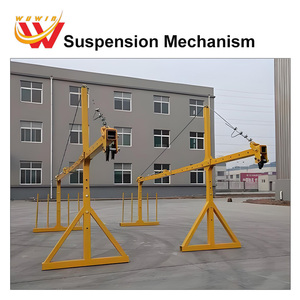 Высококачественная промышленная алюминиевая стальная опора для гондолы, подвесная платформа, поворотная ступень для обслуживания здания, номинальная нагрузка 630 кг - Product Image 6