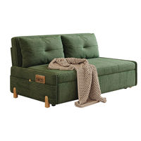 Sofá Cama Moderno Plegable Multifuncional para Sentarse y Recostarse, Extensible, Individual y Doble, Juego de Sofá Cama para Sala de Estar