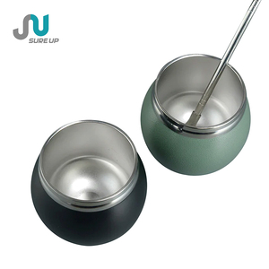 Tasse à Yerba Maté en Acier Inoxydable 280 ml avec Base Anti-Chute, Double Paroi Isolée, Gourde à Maté Sans BPA pour Usage Quotidien - Product Image 3