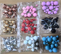 20 pièces/sac Boules décoratives pour gâteau, Kit de décoration de gâteaux, Outils de décoration de gâteaux pour mariages, anniversaires et fêtes