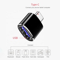 Boîtier en alliage d'aluminium, convertisseur USB mâle à USB 3.0 femelle, adaptateur de Type C OTG pour téléphones, tablettes et ordinateurs, moins cher, 5 pièces