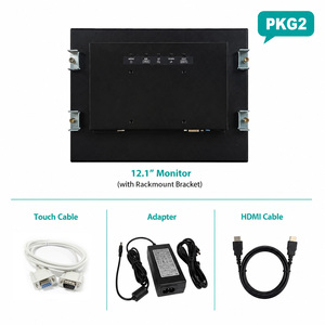 Moniteur tactile en rack fiable et de haute qualité, moniteur en rack durable, moniteur tactile en rack OEM avec supports de montage en rack - Product Image 4