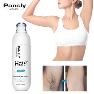 Spray dépilatoire Pansly 100 ml, 8 minutes pour une épilation rapide, hydratant, retardateur de repousse, pour aisselles, jambes, maillot, barbe, épilation du visage pour femme - Product Image 2