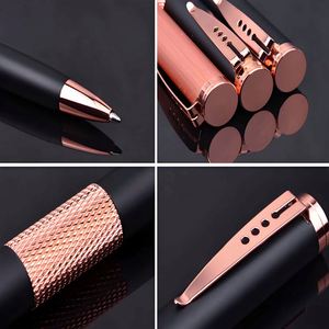 High Quality Business Signature Metal Ballpoint <b>Pen</b> 0.7mm Black Customizable Luxury Logo Custom Brand Office & School Use - Product Image 4