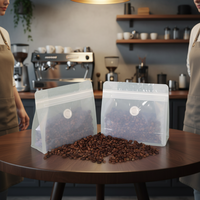 Matériau biodégradable et compostable, idéal pour le café, le thé et les collations dans les emballages de vente au détail et de cadeaux