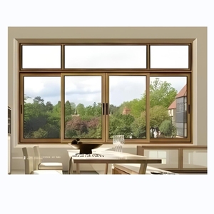 <span class=keywords><strong>Finestra</strong></span> <span class=keywords><strong>scorrevole</strong></span> in alluminio con <span class=keywords><strong>finestra</strong></span> di traduzione a sinistra e a destra personalizzata - Product Image 1