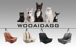 Ultraweiches Quadratisches Hundebett für das Auto, Luxuriöses, Erhöhtes Hundebett in Quadratform aus Samt mit Memory-Schaum, Vollständig Waschbar mit Stauraum, Polyester-Schwamm - Product Image 3