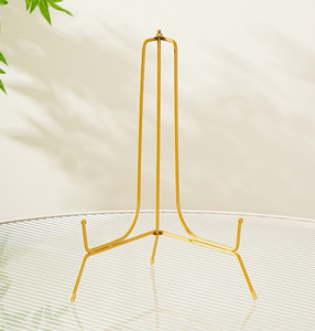 Giá vẽ sắt gấp đứng khung ảnh tấm đứng để hiển thị vàng chống trượt Tấm giữ - Product Image 6