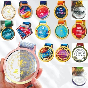 Medallas Personalizadas Impresas a Todo <span class=keywords><strong>Color</strong></span> en Oro, Plata y Bronce para Deportes de Equipo, Competencia de Cabo de Arrastre, Premio de Honor - Product Image 3