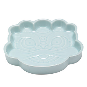 Plateau à fruits en forme de fleur en céramique, plat à thé et à en-cas en porcelaine pour fête, style rétro luxueux - Product Image 3
