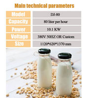 DJJ-80 meilleur prix machine à soja machine à lait de soja industrielle fabricant de lait de soja automatique