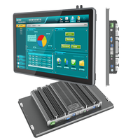 Tablette industrielle robuste sans ventilateur, étanche, 8, 12,1, 15,6 pouces, processeur Core i5 de 10e génération, ordinateur tout-en-un avec écran tactile multipoint intégré