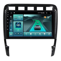 Autoradio Android 9 pouces avec GPS, navigation, WIFI, 4G, Carplay sans fil, lecteur vidéo pour Porsche Cayenne 2002-2010