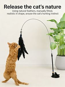 Balle <span class=keywords><strong>de</strong></span> jeu pour chat à ventouse, jouet auto-amusant pour chats, anti-rayures, résistant aux morsures, <span class=keywords><strong>en</strong></span> <span class=keywords><strong>mousse</strong></span> EVA et PU, accessoire moderne pour animaux <span class=keywords><strong>de</strong></span> compagnie - Product Image 6