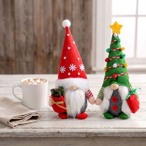 Decoración Navideña, Gnomo de Pie sin Rostro, Muñeco de Gnomo con Caja de Regalo, Dados de la Suerte, Adorno de Gnomo, Regalo de Noche de Bingo, Recuerdo Navideño - Product Image 4