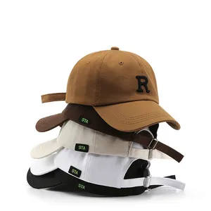 2024时尚男女适合6面板Gorros 3D刺绣运动帽定制标志棒球帽