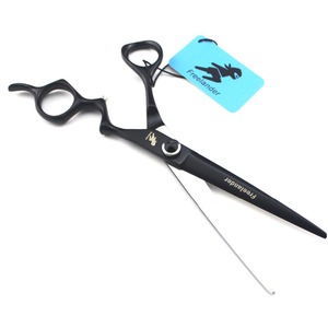 Tijeras de peluquería con mango curvo, para el hogar, para salón de belleza, 7,0 pintura - Product Image 4