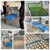 Machine de dépose automatique de biscuits et de cupcakes au chocolat Yunquan, capacité de 300 kg/h, tension 220V/380V