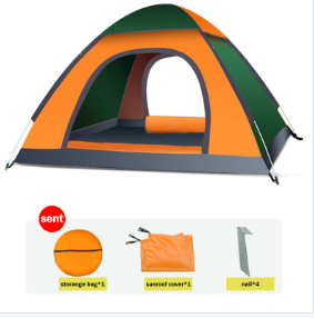 Equipo de Senderismo, Carpas de Playa Automáticas para Exteriores, Impermeables, para Acampar en Familia - Product Image 3