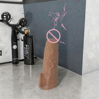 Extension de pénis en silicone réutilisable, manchon extenseur pour pénis, jouet corporel