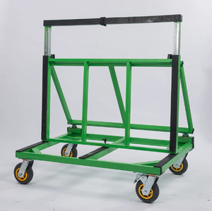<span class=keywords><strong>Chariot</strong></span> de transport de verre portable à 4 roues avec roulettes pivotantes, <span class=keywords><strong>chariot</strong></span> à main pliable pour un transport facile dans les ateliers - Product Image 4