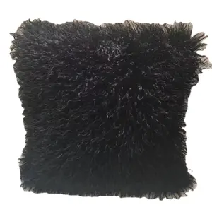 Wholesale Factory Home Decoration Fur Throw Pillow Cover Shaggy Sheepskin Faux Fur Pillow