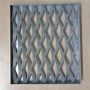 Revêtement mural en aluminium, <span class=keywords><strong>métal</strong></span> expansé galvanisé/acier inoxydable, forme diamant, <span class=keywords><strong>métal</strong></span> expansé surélevé pour passerelle - Product Image 5