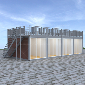 Uffici modulari in acciaio durevole per le scuole case appartamenti Flat Pack Container Inplant building servizi di costruzione di noleggio - Product Image 1