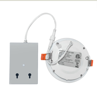 Technologie de Shenzhen 3cct 5cct 9W 12w triac dimmable 0-10V panneau lumineux petit panneau LED rond