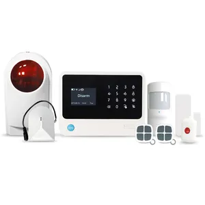 Best Home WIFI/ GSM Sistem Alarm Rumah Pintar G90B Plus dengan Fungsi Amazon Alexa, Alarm Keamanan Rumah Berkabel dan Nirkabel
