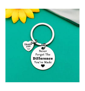 <span class=keywords><strong>Nunca</strong></span> olvides la diferencia Gracias Regalo Llavero Agradecimiento Llavero Inspirador Compañero DE TRABAJO Dejando regalo - Product Image 2